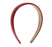 VOCOSTE Red Headbands for Women, Leather Head Bands for Women's Hair