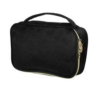 VOCOSTE Velvet Makeup Bag, Multifunctional Cosmetic Bag for Women, Black