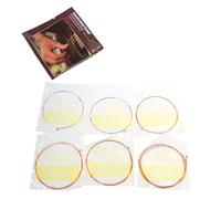 VOCUE 6 Pcs Acoustic Guitar Strings Folk Guitar Stainless Steel Strings Musical Instrument Accessories Easy to Use