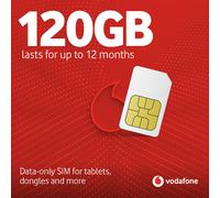 Vodafone 120GB Pay As You Go Data Only Sim Card