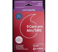 Vodafone CallYa Talk & SMS (9 Cent/min SMS in all German Networks) Prepaid Mobile Phone SIM Card with 10 Euro Start Credit, Previous Tariff 5/15 (German Network)
