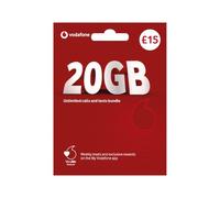 Vodafone Pay As You Go £15 Sim