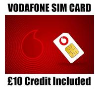 Vodafone SIm card £10 preloaded Pay as You Go