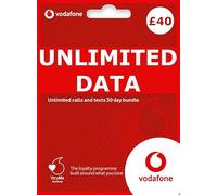 Vodafone Sim Card £40 Unlimited Data, texts and calls