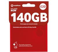 Vodafone SIM Card UK PREPAID PAYG £20 Bundle -40GB + (100GB FREE DATA every month for 3 months with regular top ups (Promotion request deadline of 19.01.2026) - Love2surf RETAIL PACK
