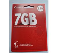 Vodafone UK 2G 3G 4G 5G Multi Size SIM Card - Pay As You Go. Standard/Micro/Nano