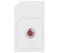Vodafone UK Pay as you go Dual SIM Card with £10 Credit Included plus Standard and Micro Adapters