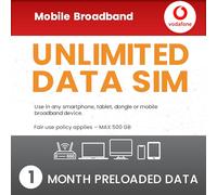 Vodafone Unlimited Data SIM Card UK PAYG - 1 Month