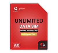 Vodafone Unlimited Data SIM - Preloaded for 24 Months - No Contract - Quick Activation Within 1 Working Day - Mobile Broadband for Routers, Tablets & Phones