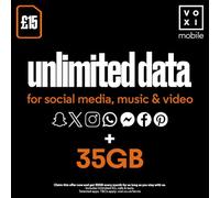 Vodafone VOXI SIM Card with Endless Social Media, Calls, Texts and Roaming (£15)