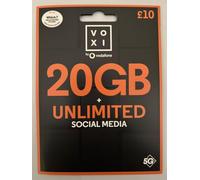 VOXI 20GB 30 Day Pay As You Go SIM Card