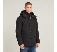 Vodan Padded Hooded Jacket - Black - Men XL