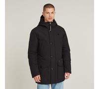 Vodan Padded Hooded Parka - Black - Men L