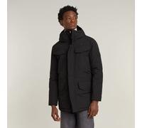 Vodan Padded Hooded Parka - Black - Men XXL