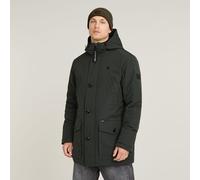 Vodan Padded Hooded Parka - Grey - Men XS