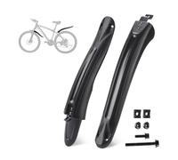 VODHXA Bike Mudguard Set for Merida Matts July 7, 2021, Front and Rear Mud Guard Adjustable Bike Mudflap for Mountain Road Bike [24-29 Inches], Protection against Splash Water and Dirt,A