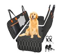 VODHXA Dog Car Seat Cover for Back Seat for KIA Optima Picanto Pro Ceed Rio Roadster Seltos Sorento Soul, Waterproof Dog Car Hammock with Mesh Window, Pet Seat Protector with Side Flaps