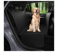 VODHXA Dog Car Seat Cover for Back Seat for Tesla Model 3 Model X Model Y Model S, Heavy Duty Pet Seat Protector with Side Flaps, Non Slip Rear Seat Hammock, Fits Most Cars SUVs,A Black
