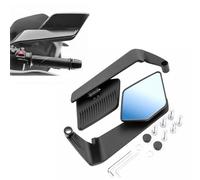 VODHXA Motorcycle Rearview Mirrors for Yamaha MT-07, Adjustable Rotating Side Mirror Wind Wing, Stealth Rearview Mirrors Modified Accessories,B