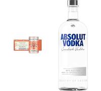 Vodka Blood Orange Spritz Bundle - Fever-Tree Italian Blood Orange Soda (24x150ml) and Absolut Vodka Swedish Vodka (1L)