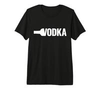 Vodka Bottle Good Times Cool Happy Hour Drink Premium T-Shirt