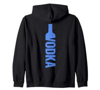 Vodka Bottle Good Times Cool Happy Hour Drink Zip Hoodie