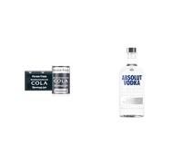 Vodka & Cola Bundle - Fever-Tree Madagascan Cola (24x150ml) and Absolut Original Swedish Vodka (70cl)