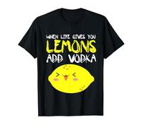 Vodka Funny - When Life Gives You Lemons Add Vodka T-Shirt