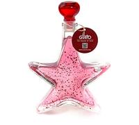 VODKA GIFT | PINK VODKA WITH 22 CARAT GOLD FLAKES IN STAR BOTTLE | 200ml | 18%