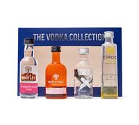 Vodka Gift Set - Flavoured 4x 5cl Ciroc Pineapple, JJ Strawberry Cheesecake, Dockyard Toffee Liqueur, Absolut Vanilla, Alcohol Gift Set - Birthday, Vodka Gifts for Women, Men, Stocking, Christmas