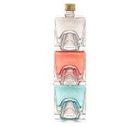 Vodka Gift | Stackable Collection | Pink Vodka - Blue Vodka - Vodka | 100ml each | Pack of 3 | 37.5%