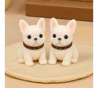 Vodolo 2pcs Pure White Taba Squishy Dog