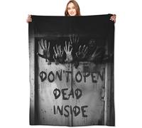 VODRM Horror Gothic Blanket,with Zombie Hands Throw Blankets,Gifts for Women Men, Lightweight Soft Fleece Cozy,for Sofa Couch Bed Room Travel,Festival Halloween Spooky Goth Decor,50x60in