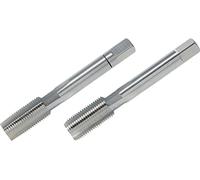 VÖLKEL Hand Tap Set G 1/2 x 14 BSP, 2 pcs | HSS-G | DIN 5157 | Straight Flute | Pipe Thread for Through and Blind Holes | DIN ISO 228