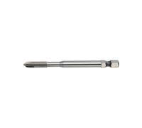 VÖLKEL HexDrive Machine Tap M6 x 1.0 | HSS-E | 1/4 in Hex Shank | DIN 371 Form B | Metric Internal Thread | Through Holes