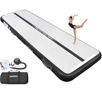 VOFiTNY Gymnastics Air Tumble Track Tumbling Track, Inflatable Gymnastics Training Mat with Electric Pump, Tumble Track for Home and Gym Use