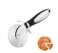VOFO Premium Pizza Cutter Wheel - Food Grade Sharp Stainless Steel Wheel, Ergonomic Non-Slip Handle - for Easy, Clean Cuts on Pizza, Pie, Quiche, Pastry - Dishwasher Safe Pizza Slicer