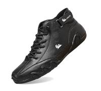 Vogany Breathable Orthopedic Barefoot Sneakers for Men with Ergonomic Arch Support and Flexible Sole Design (Black, 3)