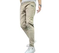 Vogany Cargo Pants, Comfortable Cargo Pants with Great Storage Capacity, Men's High-Stretch Multi-Pocket Overalls (UK, Waist, 34, Regular, Regular, Khaki)