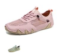 Vogany Shoes for Women, Mesh Shoes,Orthopedic Sneakers for Women,Shoe Non-Slip Lightweight Loafers,Hiking Shoes(Pink,8.5 UK)