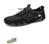 Vogany Shoes for Women, Mesh Shoes,Orthopedic Sneakers for Women,Shoe Non-Slip Lightweight Loafers,Hiking Shoes(Black,6 UK)