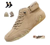 Vogany Shoes Orthopedic Sneakers for Women and Men, Nevova - Waterproof Breathable Orthopedic Shoes Outdoor Unisex Lightweight Slip on Sneakers (Khaki,41EU)