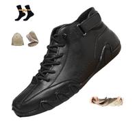 Vogany Shoes Orthopedic Sneakers for Women and Men, Nevova - Waterproof Breathable Orthopedic Shoes Outdoor Unisex Lightweight Slip on Sneakers (Black,46EU)