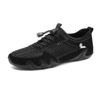 Vogany Shoes Women and Men, Nevova Shoes Orthopedic Sandals, Unisex Slip-on Barefoot and Breathable Summer Sneakers (Black,45)