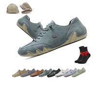 Vogany Shoes Women and Men,VogLDeck Waterproof Breathable Orthopedic Sneakers,Alpaca Barefoot Shoes,Nevova Outdoor Shoes(Dark Green,50)