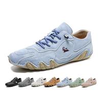 Vogany Shoes Women, Comfortable Flat Waterproof and Breathable Orthopedic Non-Slip Lightweight Outdoor Hiking Shoe (Blue, Adult, Women, 6.5, Numeric, UK Footwear Size System, Medium)