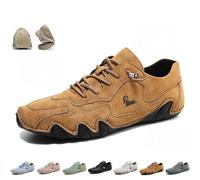 Vogany Shoes Orthopedic Sneakers Women and Men, VogLDeck 2.0 - Waterproof and Breathable Shoes, Lightweight Slip-On Loafers for Hiking Camping Driving (Brown,44EU)