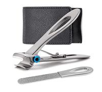 VOGARB Toe Nail Clippers for Thick Nails, Heavy Duty Wide Jaw Opening Toenail Clippers with Toenail File Set for Men, Seniors, Women, Adult (M2P007S)