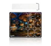 VOGDMKJG Card Game Playmat Mushroom Village Frogs with Storage Bag,17x14 in