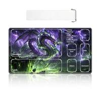 VOGDMKJG Card Game Playmat Venom Storm Hydra with Storage Bag,35x20 in